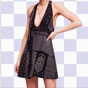 Free People NWOT adorable halter style minidress